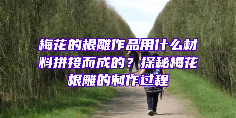 梅花的根雕作品用什么材料拼接而成的？探秘梅花根雕的制作过程