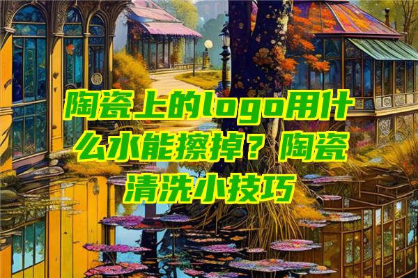 陶瓷上的logo用什么水能擦掉？陶瓷清洗小技巧