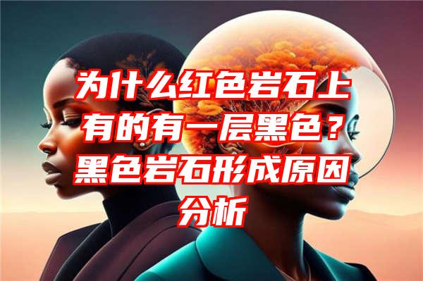 为什么红色岩石上有的有一层黑色？黑色岩石形成原因分析