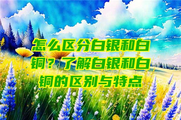 怎么区分白银和白铜？了解白银和白铜的区别与特点