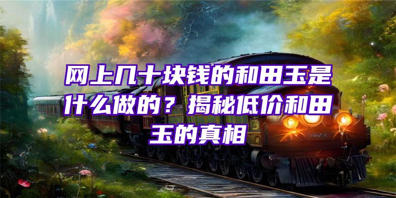 网上几十块钱的和田玉是什么做的？揭秘低价和田玉的真相