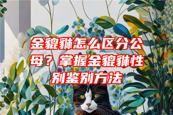 金貔貅怎么区分公母？掌握金貔貅性别鉴别方法