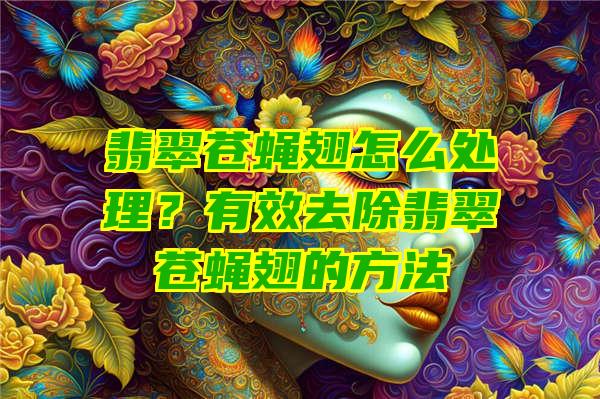 翡翠苍蝇翅怎么处理？有效去除翡翠苍蝇翅的方法