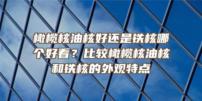 橄榄核油核好还是铁核哪个好看？比较橄榄核油核和铁核的外观特点