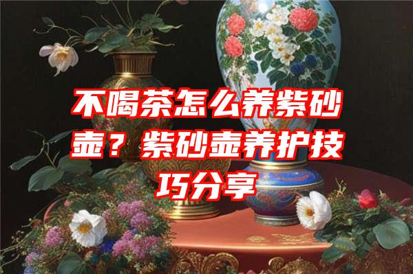 不喝茶怎么养紫砂壶？紫砂壶养护技巧分享