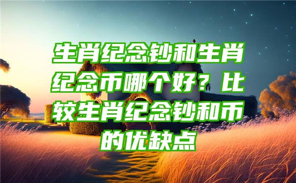 生肖纪念钞和生肖纪念币哪个好？比较生肖纪念钞和币的优缺点