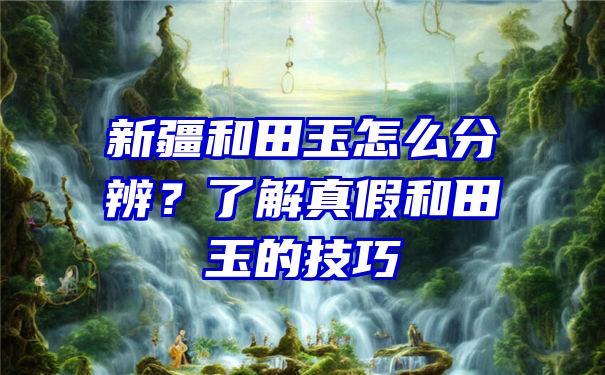 新疆和田玉怎么分辨？了解真假和田玉的技巧