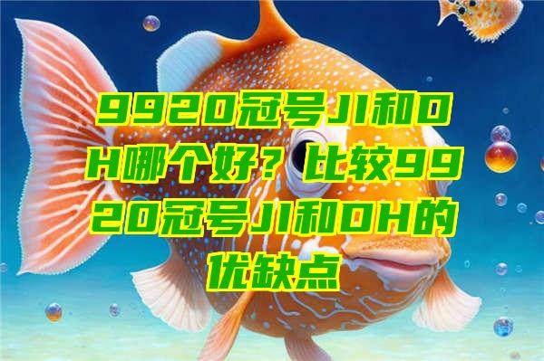 9920冠号JI和DH哪个好？比较9920冠号JI和DH的优缺点