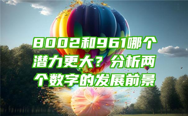 8002和961哪个潜力更大？分析两个数字的发展前景