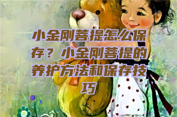 小金刚菩提怎么保存？小金刚菩提的养护方法和保存技巧