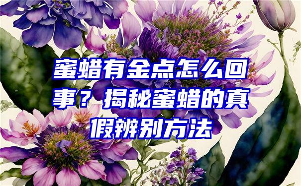 蜜蜡有金点怎么回事？揭秘蜜蜡的真假辨别方法