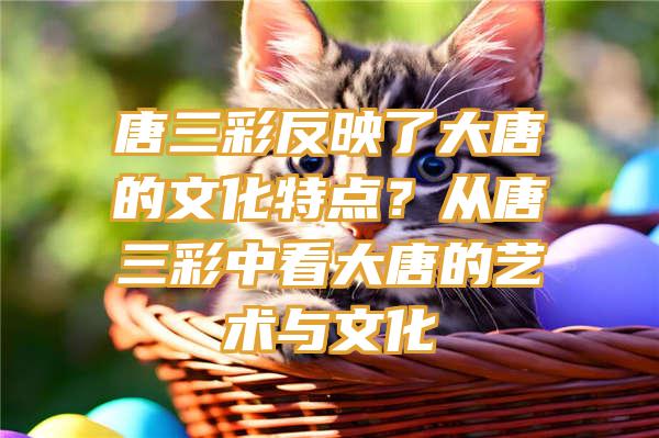 唐三彩反映了大唐的文化特点？从唐三彩中看大唐的艺术与文化