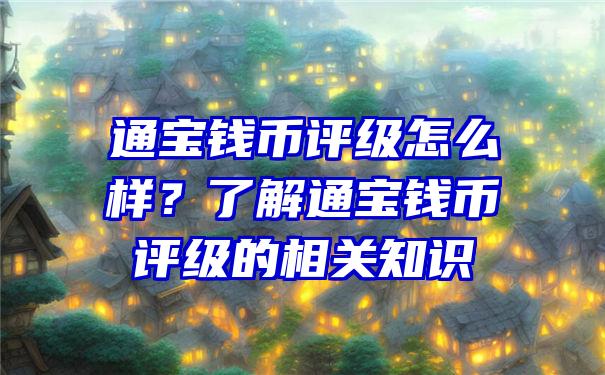 通宝钱币评级怎么样？了解通宝钱币评级的相关知识