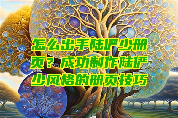 怎么出手陆俨少册页？成功制作陆俨少风格的册页技巧