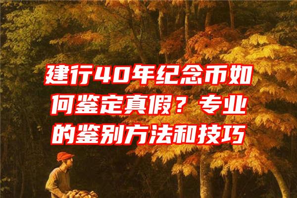 建行40年纪念币如何鉴定真假？专业的鉴别方法和技巧