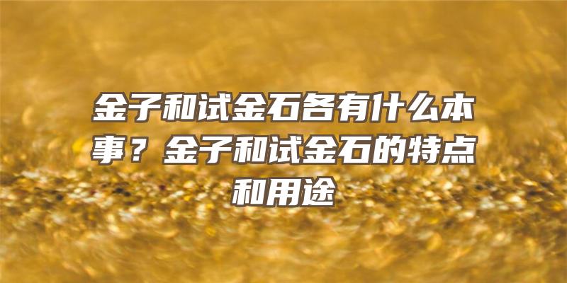 金子和试金石各有什么本事？金子和试金石的特点和用途