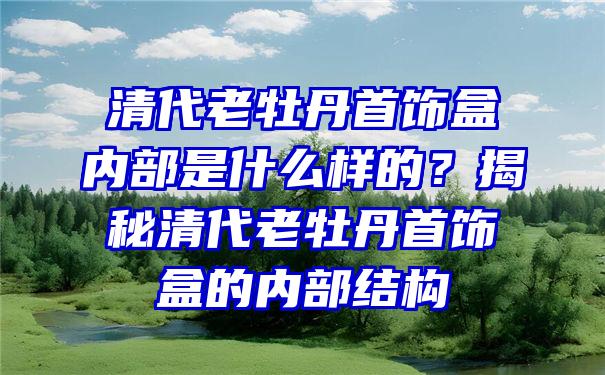 清代老牡丹首饰盒内部是什么样的？揭秘清代老牡丹首饰盒的内部结构