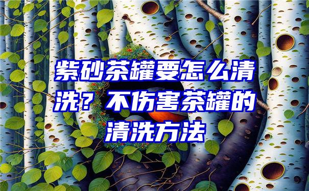 紫砂茶罐要怎么清洗？不伤害茶罐的清洗方法