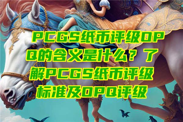 PCGS纸币评级OPQ的含义是什么？了解PCGS纸币评级标准及OPQ评级