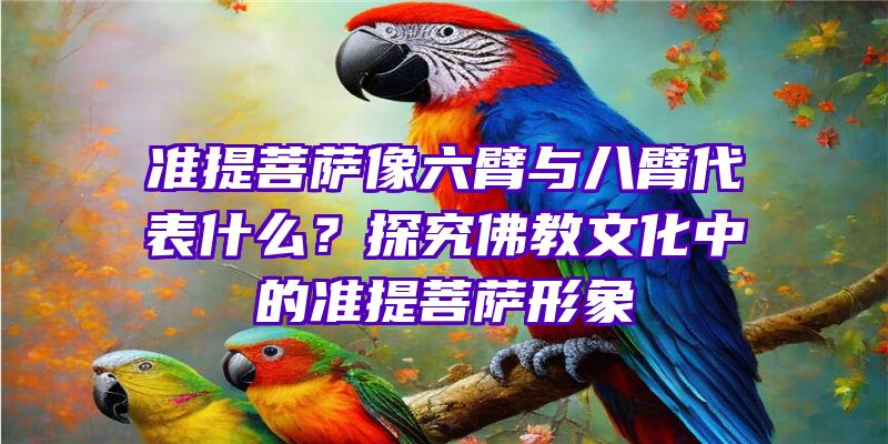 准提像六臂与八臂代表什么？探究教文化中的准提形象