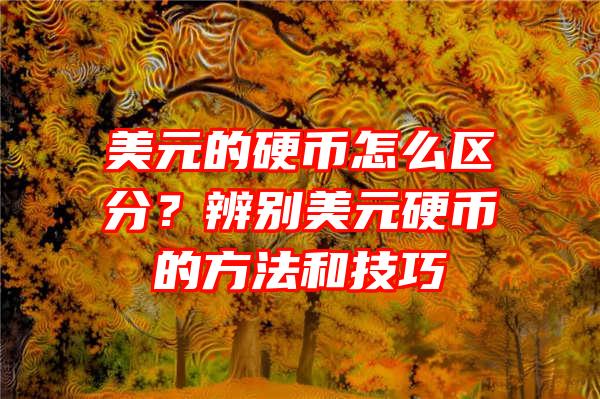 美元的硬币怎么区分？辨别美元硬币的方法和技巧