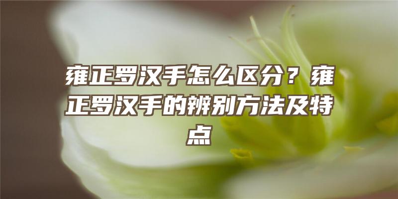 雍正罗汉手怎么区分？雍正罗汉手的辨别方法及特点