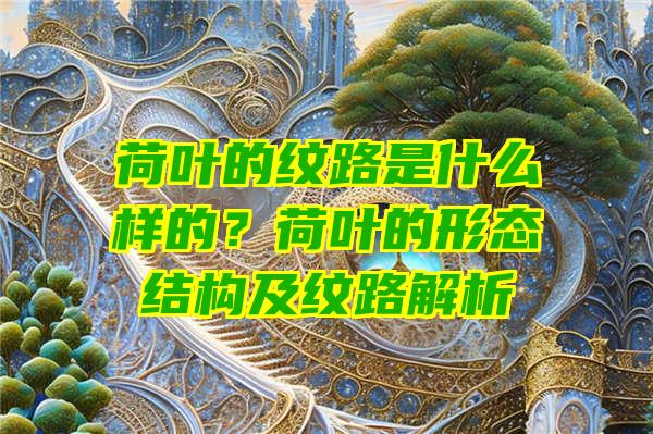 荷叶的纹路是什么样的？荷叶的形态结构及纹路解析