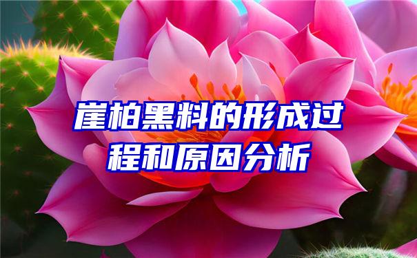 崖柏黑料的形成过程和原因分析