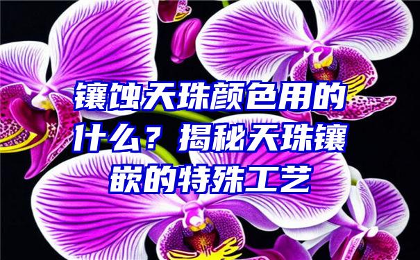 镶蚀天珠颜色用的什么？揭秘天珠镶嵌的特殊工艺