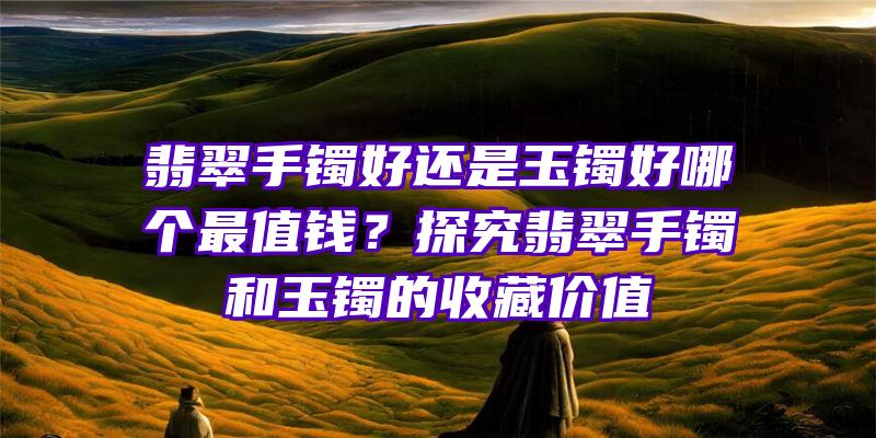 翡翠手镯好还是玉镯好哪个最值钱？探究翡翠手镯和玉镯的收藏价值