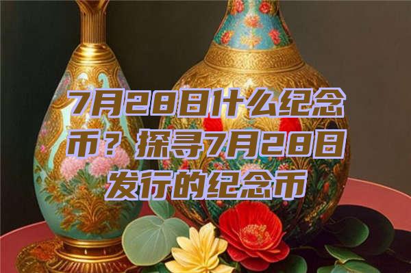 7月28日什么纪念币？探寻7月28日发行的纪念币