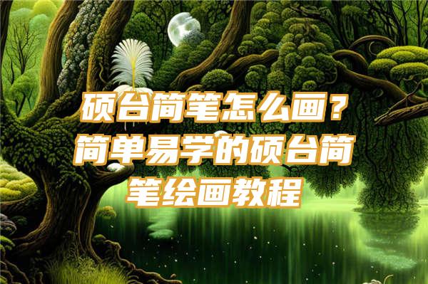 硕台简笔怎么画？简单易学的硕台简笔绘画教程