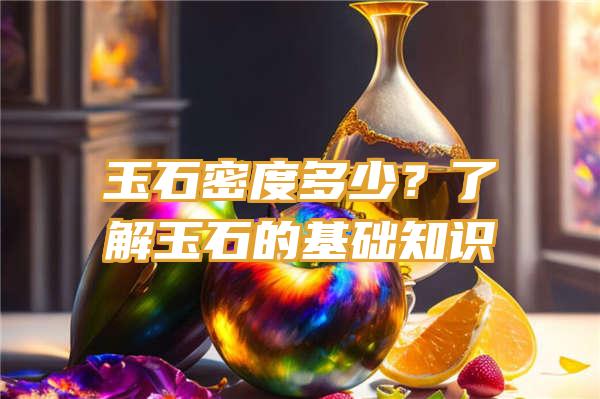 玉石密度多少？了解玉石的基础知识