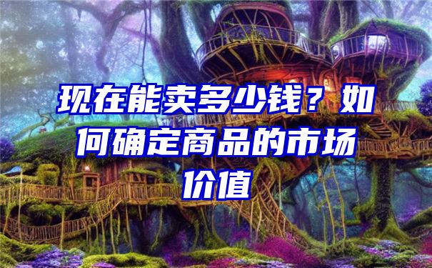 现在能卖多少钱？如何确定商品的市场价值