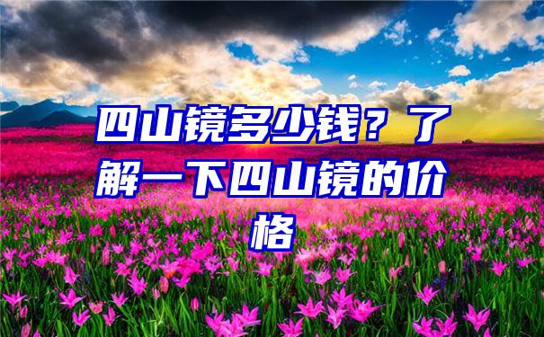 四山镜多少钱？了解一下四山镜的价格