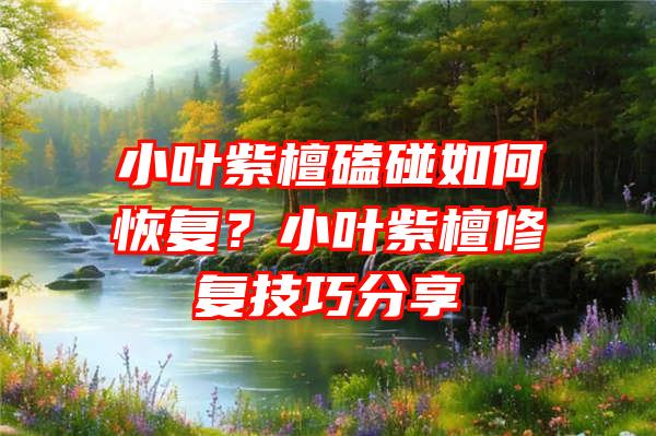 小叶紫檀磕碰如何恢复？小叶紫檀修复技巧分享