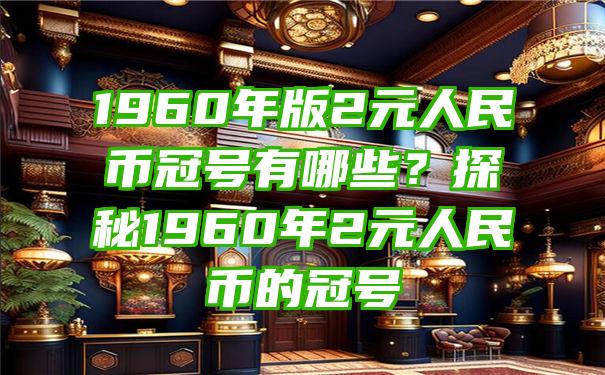 1960年版2元人民币冠号有哪些？探秘1960年2元人民币的冠号