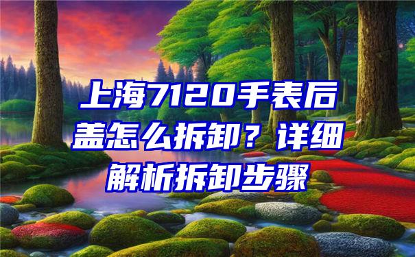 上海7120手表后盖怎么拆卸？详细解析拆卸步骤