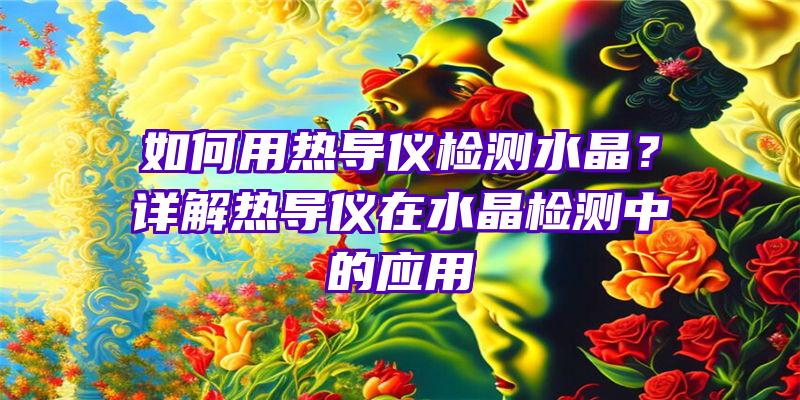 如何用热导仪检测水晶？详解热导仪在水晶检测中的应用