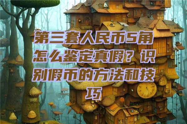 第三套人民币5角怎么鉴定真假？识别假币的方法和技巧