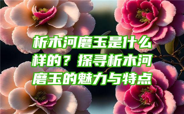 析木河磨玉是什么样的？探寻析木河磨玉的魅力与特点