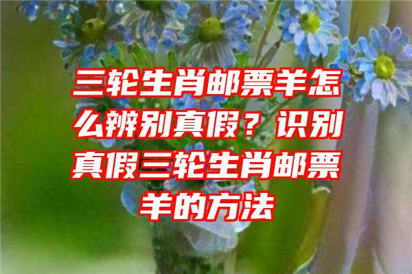 三轮生肖邮票羊怎么辨别真假？识别真假三轮生肖邮票羊的方法