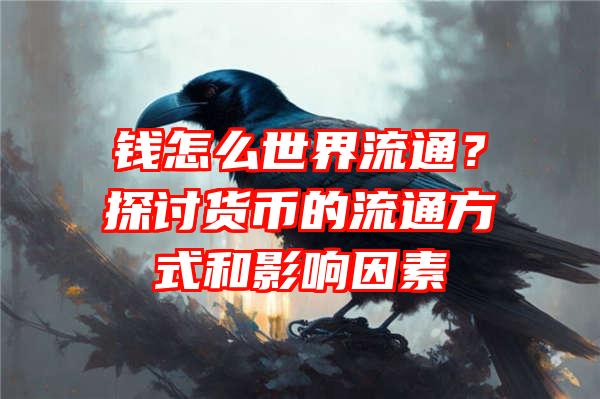 钱怎么世界流通？探讨货币的流通方式和影响因素