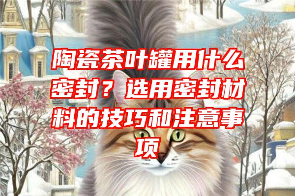 陶瓷茶叶罐用什么密封？选用密封材料的技巧和注意事项