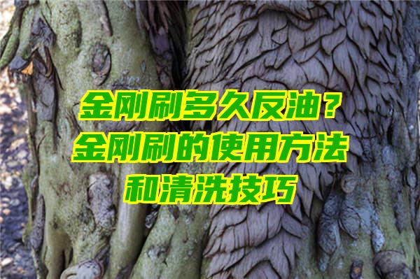 金刚刷多久反油？金刚刷的使用方法和清洗技巧