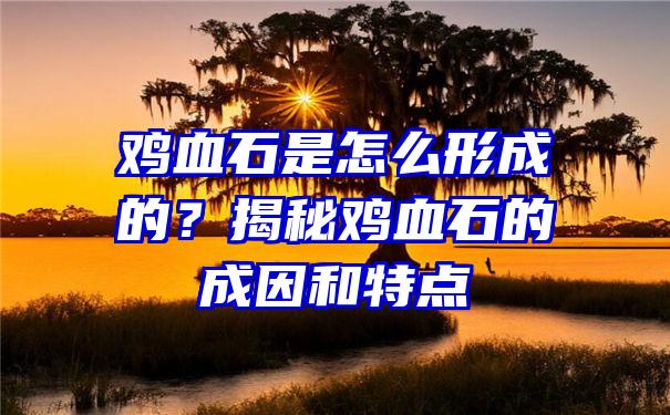 鸡血石是怎么形成的？揭秘鸡血石的成因和特点