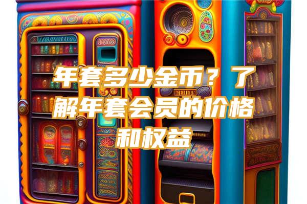 年套多少金币？了解年套会员的价格和权益