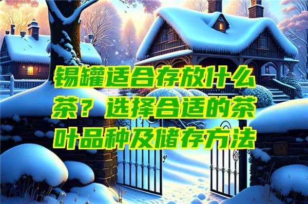 锡罐适合存放什么茶？选择合适的茶叶品种及储存方法