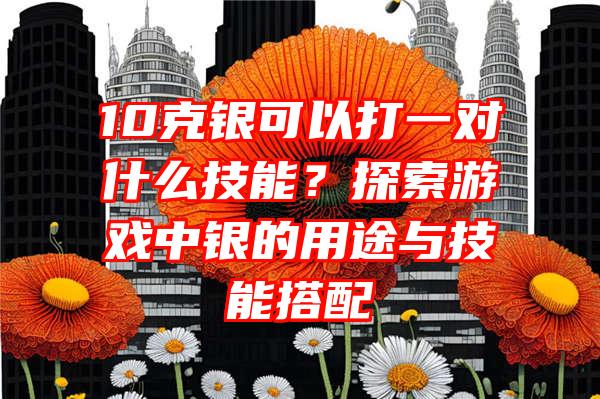 10克银可以打一对什么技能？探索游戏中银的用途与技能搭配