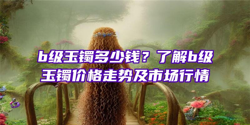 b级玉镯多少钱？了解b级玉镯价格走势及市场行情